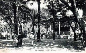 Alger - Square Bresson et le kiosque